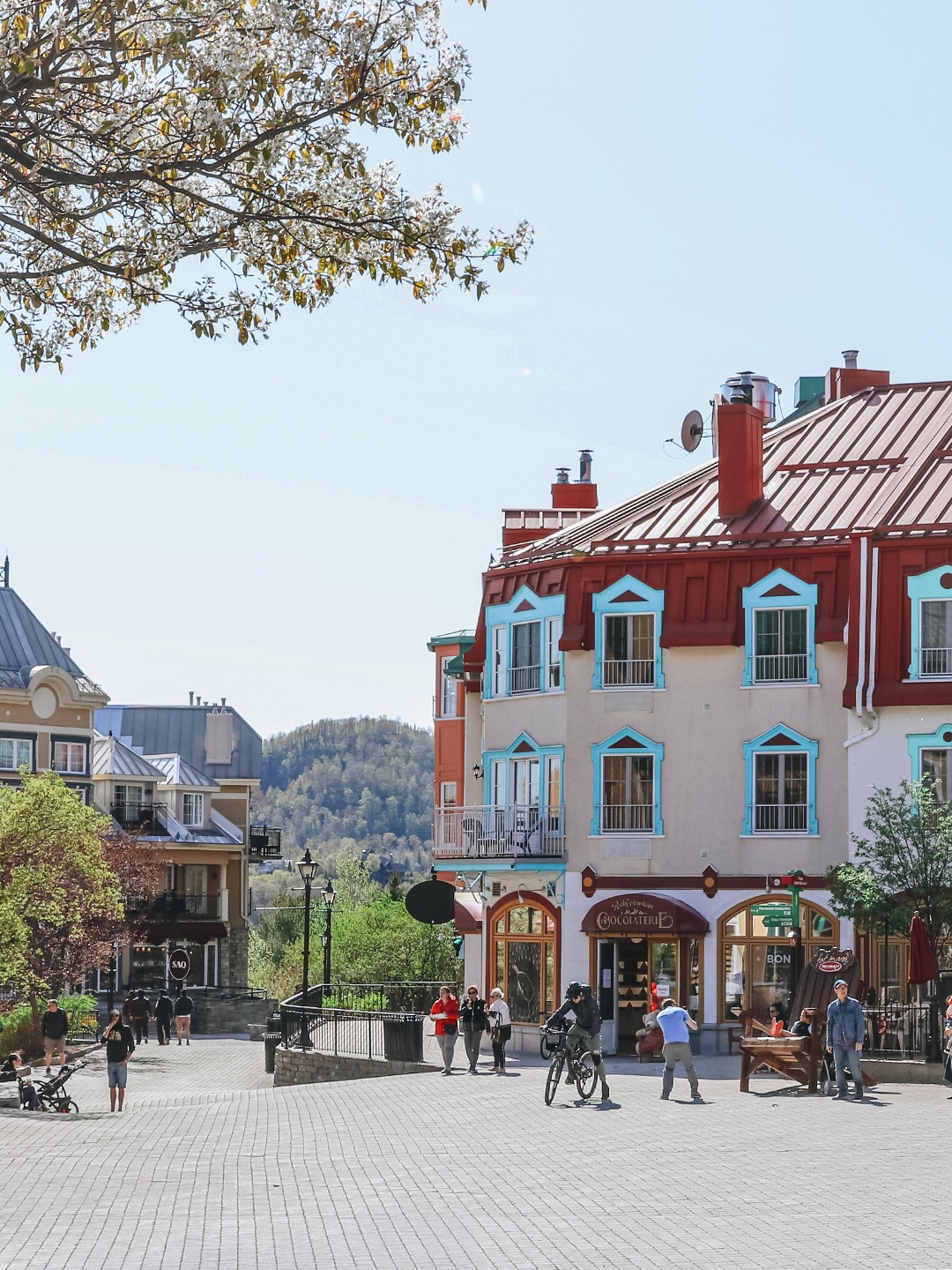 Le village de Mont-Tremblant au printemps 🌸

Avec les arbres en fleurs, les terrasses qui reprennent vie, les petites rues colorées… Cet endroit donne juste envie de ralentir, se promener et profiter pleinement du retour de la belle saison 🥰☀️

Une belle escapade à 1h45 de Montréal que je ne peux que recommander 💖

Voici aussi quelques petits arrêts à faire tout près du village :
✨ Lac Tremblant
✨ Chute de la Rivière-du-Diable
✨ Plage du lac Mercier
✨ Ville de Mont-Tremblant