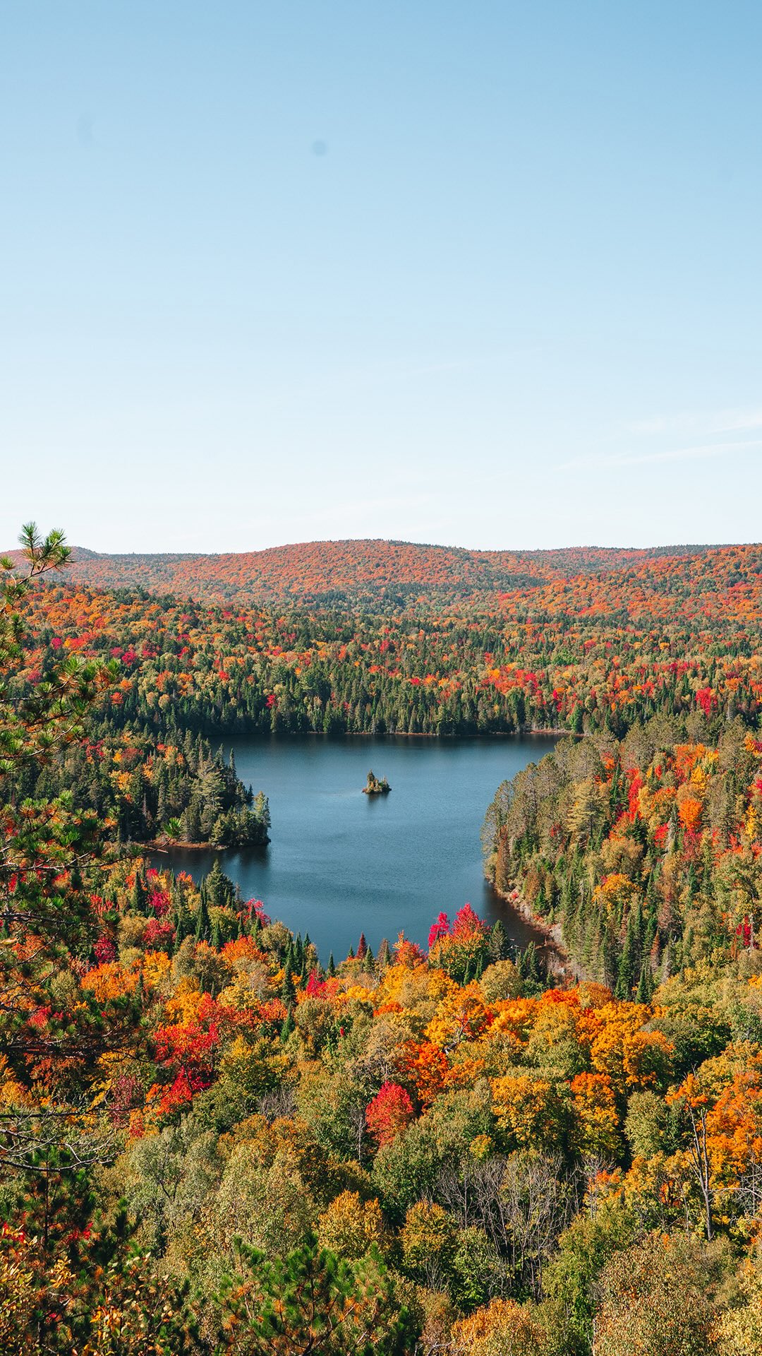 Les couleurs sont bien là au parc national de la Mauricie 🥹

J’y ai passé toute la journée du samedi 26 septembre et c’était juste magnifique ! Les prochains jours et ce week-end devraient encore être super beaux, avec des teintes qui vont devenir encore plus rouges ❤️ Après ça, les couleurs commenceront tranquillement à décliner 🍂

🥾 On a fait la randonnée incontournable du Lac Solitaire via le sentier du Lac du Pimbina : 8,4 km 👉 Version courte : 5,8 km

On a ensuite parcouru la route de la Promenade qui traverse tout le parc, entourée de couleurs et avec plusieurs arrêts au passage :
⛱️ Lac du Fou ⛱️ Lac Édouard ⛱️ Lac Wapizagonke 👀 Point de vue Vide-Bouteille et sa fameuse chaise rouge 👀 Belvédère de l’Île-aux-Pins, accessible en 400m à pied A/R

📍Parc National de la Mauricie
🚗 2h de Montréal I 1h40 de Québec 🎟️ Parcs Canada ≈ 10 $/personne

Un endroit incroyable pour profiter des couleurs en ce moment 🍁

⬇️ N’oublie pas de sauvegarder ce Réel
👉 Abonne-toi pour suivre l’automne au Québec